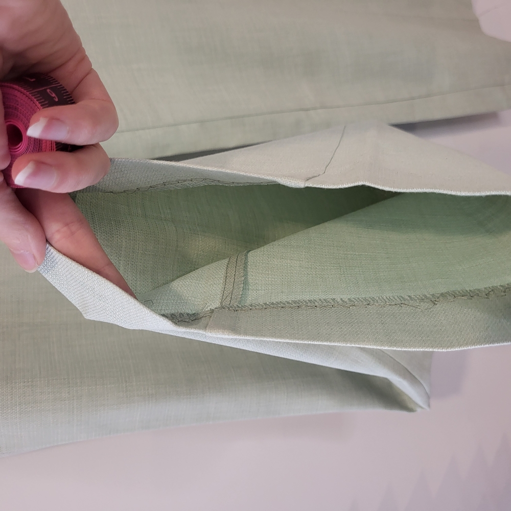 Zara Green Wide-Leg Pants - Picture 10 of 14